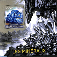 Central Africa 2014 Minerals S/s, Mint NH, History - Geology - Centraal-Afrikaanse Republiek