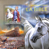 Central Africa 2014 Animals In The Bible S/s, Mint NH, Religion - Bible Texts - Religion - Christendom