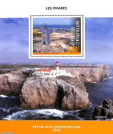 Central Africa 2020 Lighthouses S/s, Mint NH, Various - Lighthouses & Safety At Sea - Phares