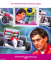 Central Africa 2020 Ayrton Senna S/s, Mint NH, Sport - Autosports - Central African Republic