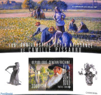 Central Africa 2020 Camille Pissarro S/s, Mint NH, Art - Modern Art (1850-present) - Paintings - Centrafricaine (République)
