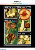 Sierra Leone 2023 Mushrooms, Mint NH, Nature - Mushrooms - Hongos