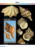 Sierra Leone 2023 Shells, Mint NH, Nature - Shells & Crustaceans - Mundo Aquatico