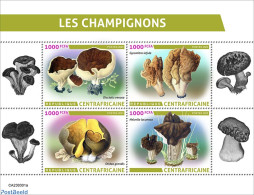 Central Africa 2023 Mushrooms, Mint NH, Nature - Mushrooms - Hongos