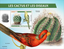 Central Africa 2023 Cactus And Birds, Mint NH, Nature - Birds - Cacti - Flowers & Plants - Cactus