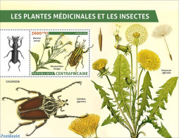 Central Africa 2023 Medical Plants And Insects, Mint NH, Nature - Flowers & Plants - Insects - Centraal-Afrikaanse Republiek