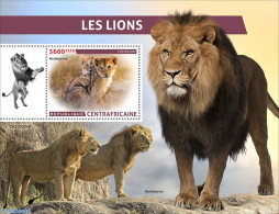 Central Africa 2023 Lions, Mint NH, Nature - Cat Family - Zentralafrik. Republik