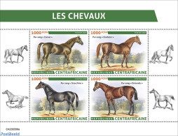 Central Africa 2023 Horses, Mint NH, Nature - Horses - Centrafricaine (République)