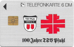 Germany - 100 Jahre TSV Pfuhl - O 0599 - 04.1994, 6DM, 1.000ex, Used - O-Series : Séries Client