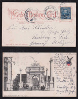 USA 1900 Picture Postcard BROOKLYN X LANDSBERG LECH Bavaria DEWEY ARCH - Covers & Documents