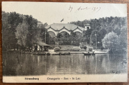 Strasbourg - Strassburg Orangerie - See - Le Lac - Ecrite Le 29 Août 1909 - Jul. Manias - Strasbourg