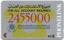 Kuwait - (GPT) - Comercial Bank Of Kuwait - 1KCBA - 10.000ex, 1993, Used - Koeweit