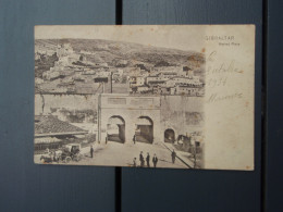 Cpa GIBRALTAR Market Place. 3 Octobre 1914 - Gibilterra