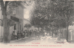 CPA Animée (48) SAINT ETIENNE VALLEE FRANçAISE L'Allée Et Le Grand Hôtel ROBERT (en L'état) - Autres & Non Classés