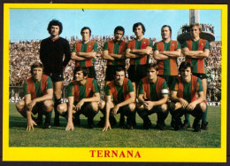 Foglietto Calcio Ternana Formazione 1975 - Soccer