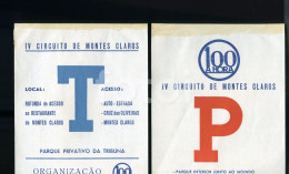 1965 CIRCUITO MONTES CLAROS CORRIDA AUTOMOVEIS ORIGINAL PARK ACESS RALI RALLY RALLYE PORTUGAL RACING CAR COURSE - Publicités