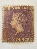 SAINT VINCENT. SG 52. 6d Violet FU - St.Vincent (...-1979)