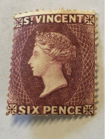 SAINT VINCENT. SG 67. 6d Dull Purple MH* - St.Vincent (...-1979)