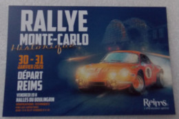 RALLYE MONTE CARLO Historique 2020 Départ Reims Alpine A110 - Rally's