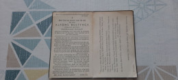 Alfons Bultynck Geb. Wielsbeke 1869- Getr. P. Desmet -gest. Menen 27/12/1943 - Devotion Images