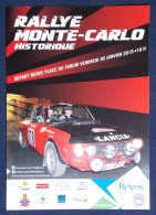 RALLYE MONTE CARLO Historique 2015 Départ Reims Lancia Fulvia - Rally's