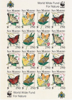 ** San Marino Butterflies Sheet 1993 - Schmetterlinge