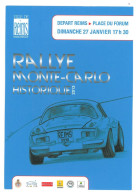 RALLYE MONTE CARLO Historique 2013 Départ Reims Alpine A110 - Rally