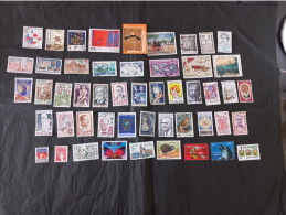 LOT 50 TIMBRES FRANCE DIFFERENTE ANNEE OBLITERE (T11) - Collections