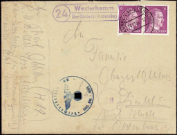 604298 | Brief, 1944; Aus Dem RAD Lager Altkehdingen über Basbeck, Posthilfsstelle Westerhamm Mit (24) PLZ | Hemmoor (W - Sobres