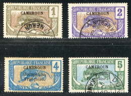 REF090 > CAMEROUN < Yv N° 67 + 68 + 69 Ø + 70 (*) < Oblitéré - Used Ø -- - Used Stamps