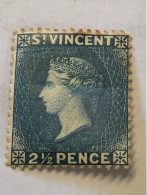 SAINT VINCENT. SG 61.   2 1/2d Blue. MH*. Perf 14. CV £13 - St.Vincent (...-1979)