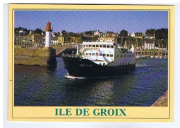 BATEAU - MORBIHAN - ILE DE GROIX - Le " Kreiz-er-Mor " Assurant La Liaison Entre Lorient Et Groix - Editions " Jack " - Autres & Non Classés
