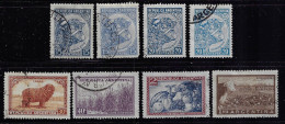 ARGENTINA  1935  SCOTT #434,435,439a,440,442,443,447 USED - Used Stamps