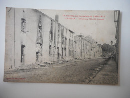 CPA 54 - LUNEVILLE - FAUBOURG D'EINVILLE INCENDIE  GUERRE 14-18 - Other & Unclassified