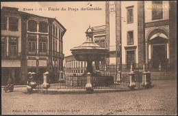 Évora - Fonte Da Praça Do Giraldo -|- Cliché Inácio Caldeira - Evora