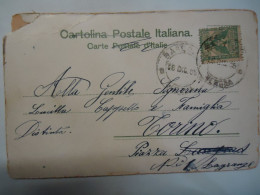 ITALY  POSTCARDS  ISOLA SI GARDA   1905 STAMPS - Other & Unclassified
