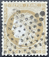 YT 59 Etoile Muette Paris 1871-75 15c Bistre Cérès Petits Chiffres (côte 9€) France – 6ciel - 1871-1875 Ceres