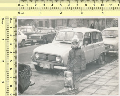OLD CAR VINTAGE RENAULT 4 Kid VOITURE AUTO AUTOMOBILE Serbia Vintage Old Photo Photograph - Coches