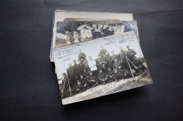 36 Cartes Photos Du 168 Eme RI  1913  Gros Plan    Garde Au Drapeau, Concours De Tir ... Les Loups Du Bois Le Prêtre - Krieg, Militär