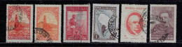 ARGENTINA  1935  SCOTT #441,444(2)446,455,481 USED - Usados