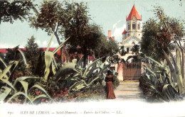 Iles De Lérins - Saint Honorat - Entrée Du Cloître (colorisée, L'imprimerie Nouvelle Photographique) - Cannes