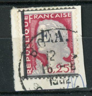 ALGÉRIE : M. DE DECARIS - (SURCH. EA) N° Yvert 360 Obli.  (SUR FRAGMENT) - Algérie (1962-...)