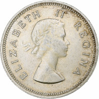 Afrique Du Sud, Elizabeth II, 2 Shillings, 1956, Pretoria, Argent, TTB, KM:50 - Sudáfrica