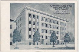 Kaunas, Žaliakalnis, Senelių Ligonių Prieglauda, Apie 1930 M. Atvirukas - Lithuania