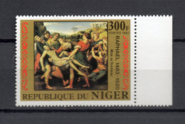 NIGER   N° 606     NEUF SANS CHARNIERE  COTE 3..50€    PAQUES PEINTRE TABLEAUX ART - Níger (1960-...)