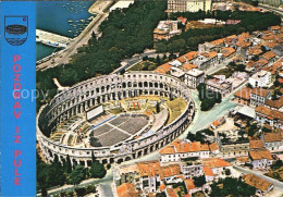 72533274 Pola Pula Croatia Fliegeraufnahme Amphitheater  - Croatie