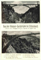 Bau Der Ammer Hochbrücke Bei Echelsbach - Garmisch-Partenkirchen
