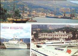 72533189 Jalta Yalta Krim Crimea Hafen Dampfer   - Oekraïne
