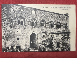 Cartolina - Orvieto ( Terni ) - Palazzo Del Capitano Del Popolo - 1930 Ca. - Terni