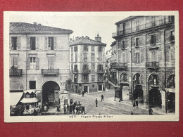 Cartolina - Asti - Angolo Piazza Alfieri - 1925 Ca. - Asti